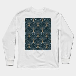 Art deco geometric pattern Long Sleeve T-Shirt